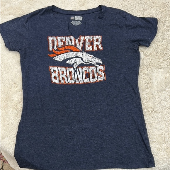 NFL Tops - Denver Broncos Navy T-Shirt